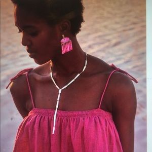 Kendra Scott tie necklace in soft gold